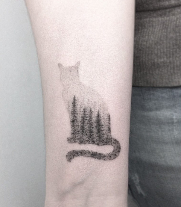 Les Meilleurs Idees Tatouages De Chat