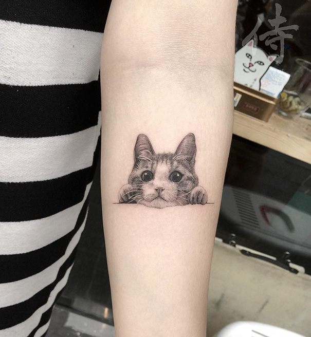 Les Meilleurs Idees Tatouages De Chat