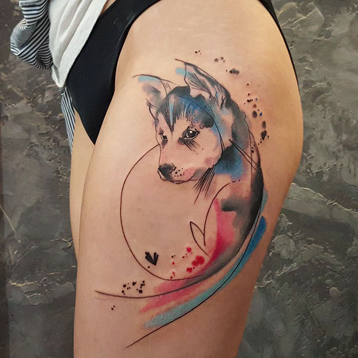 Les Meilleurs Idées De Tatouage Sur Le Thème Des Chiens