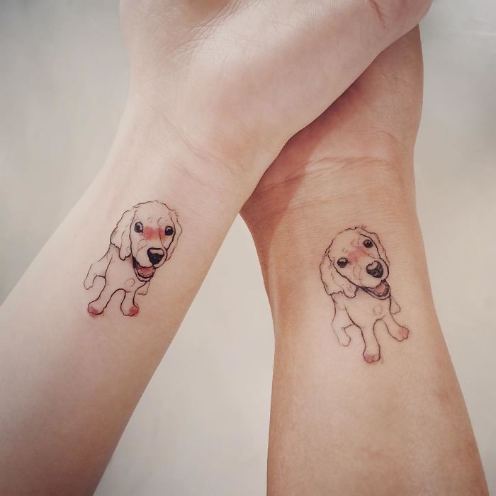 Les meilleurs id es de tatouage sur le th me des chiens  