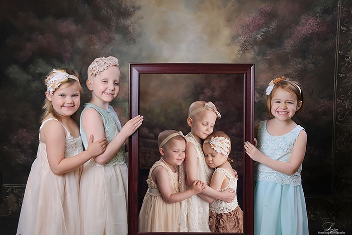 3 ans plus tard, trois enfants survivants du cancer ont reconstitué leur photo virale