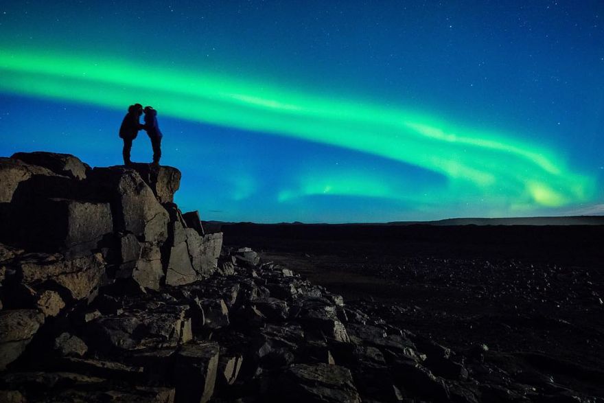Ce photographe demande en mariage sa petite amie sous les aurores boréales