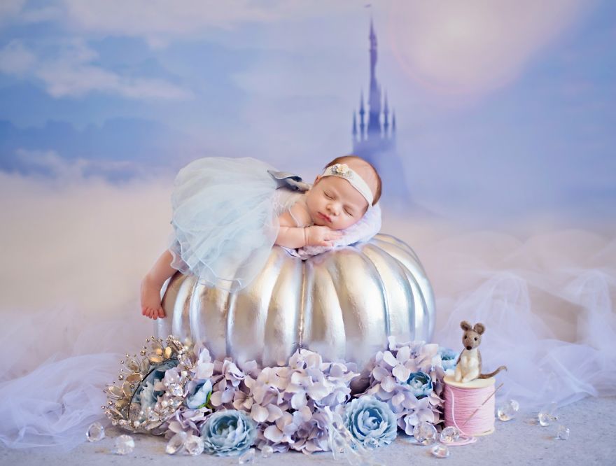 Ce Photoshoot De 6 Bebes Sur Le Theme Des Princesses Disney Prend D Assaut Internet