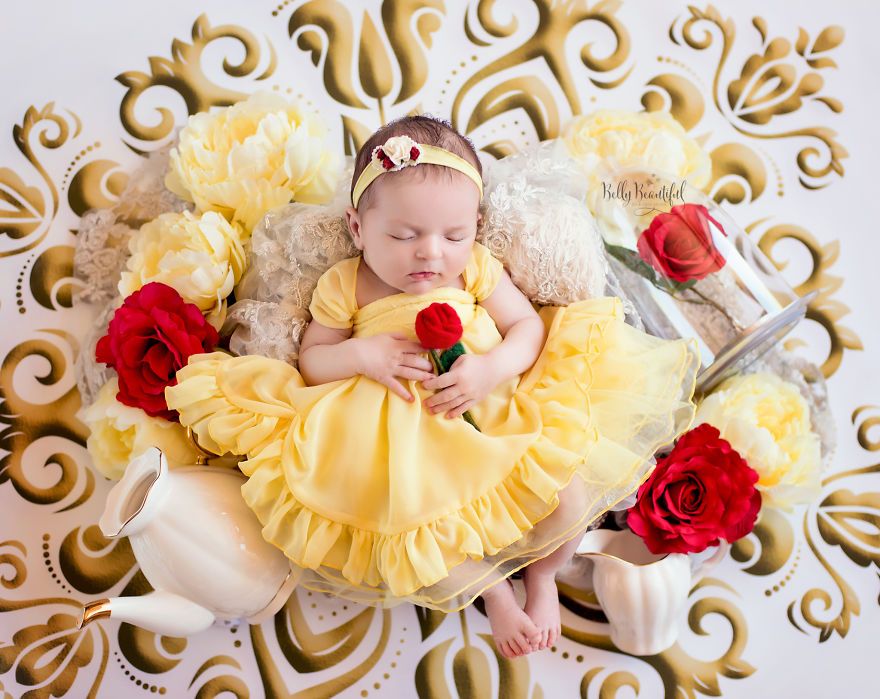 Ce Photoshoot De 6 Bebes Sur Le Theme Des Princesses Disney Prend D Assaut Internet