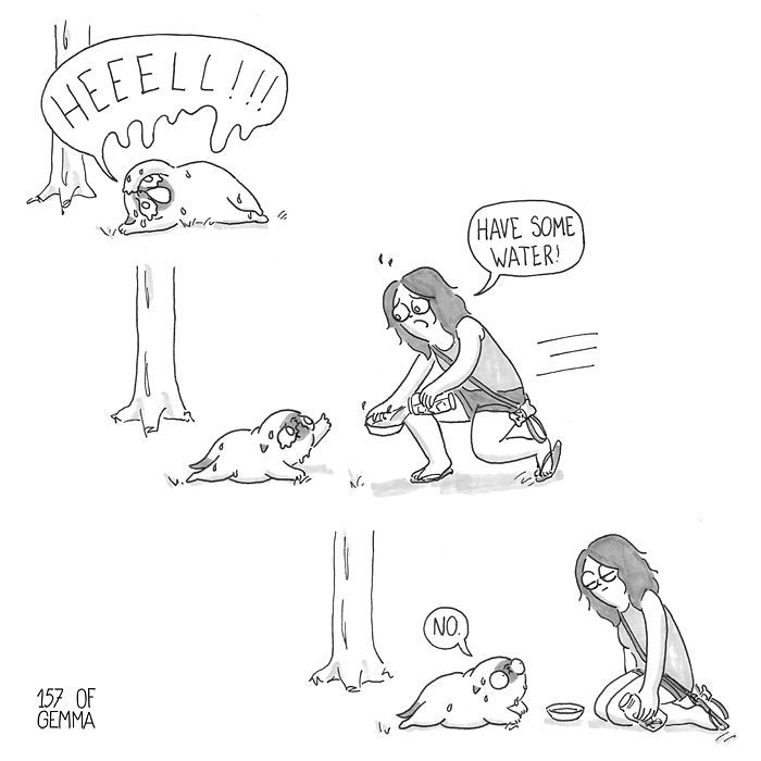 Des bandes dessinées adorables qui résument ce que c'est que de vivre avec un chien Des bandes dessinées adorables qui résument ce que c'est que de vivre avec un chien