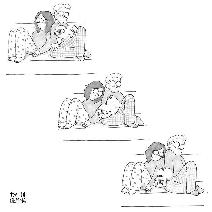 Des bandes dessinées adorables qui résument ce que c'est que de vivre avec un chien Des bandes dessinées adorables qui résument ce que c'est que de vivre avec un chien