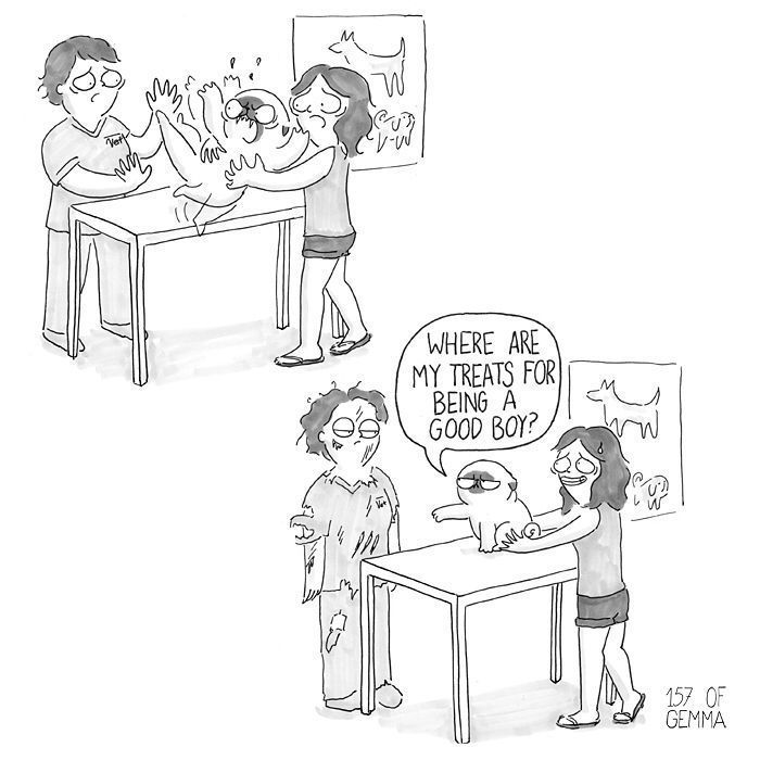Des bandes dessinées adorables qui résument ce que c'est que de vivre avec un chien Des bandes dessinées adorables qui résument ce que c'est que de vivre avec un chien
