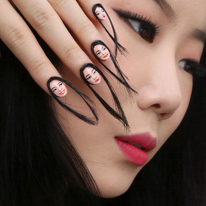 Maintenant, les ongles selfie poilus existent Maintenant, les ongles selfie poilus existent