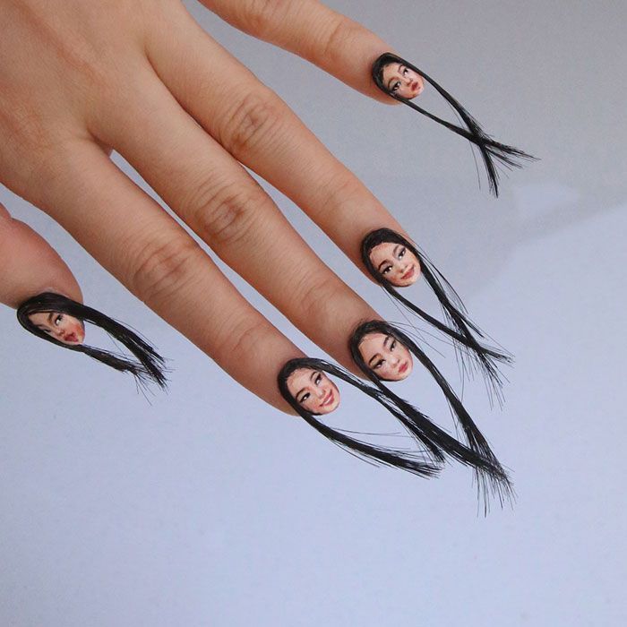 Maintenant, les ongles selfie poilus existent Maintenant, les ongles selfie poilus existent