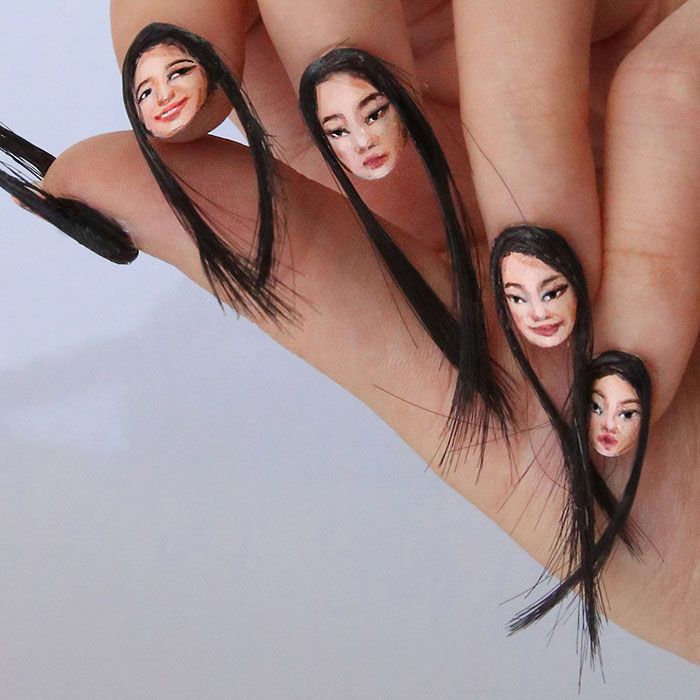 Maintenant, les ongles selfie poilus existent Maintenant, les ongles selfie poilus existent