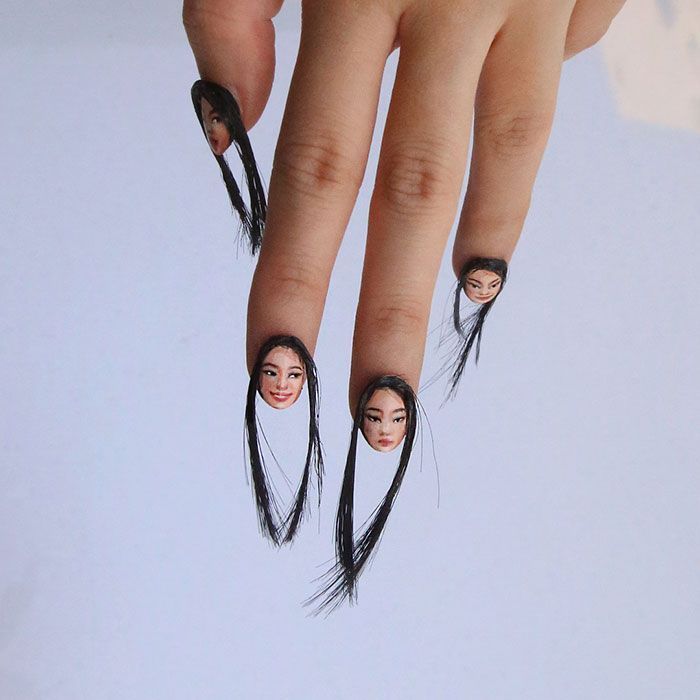 Maintenant, les ongles selfie poilus existent Maintenant, les ongles selfie poilus existent