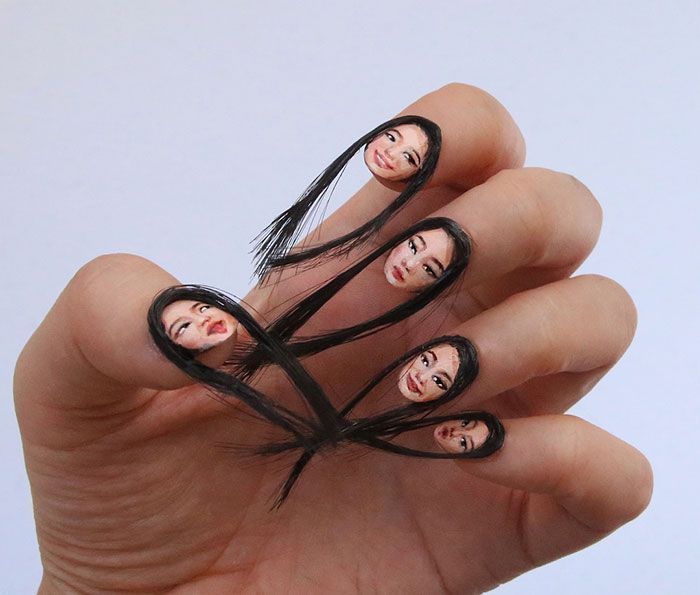 Maintenant, les ongles selfie poilus existent Maintenant, les ongles selfie poilus existent