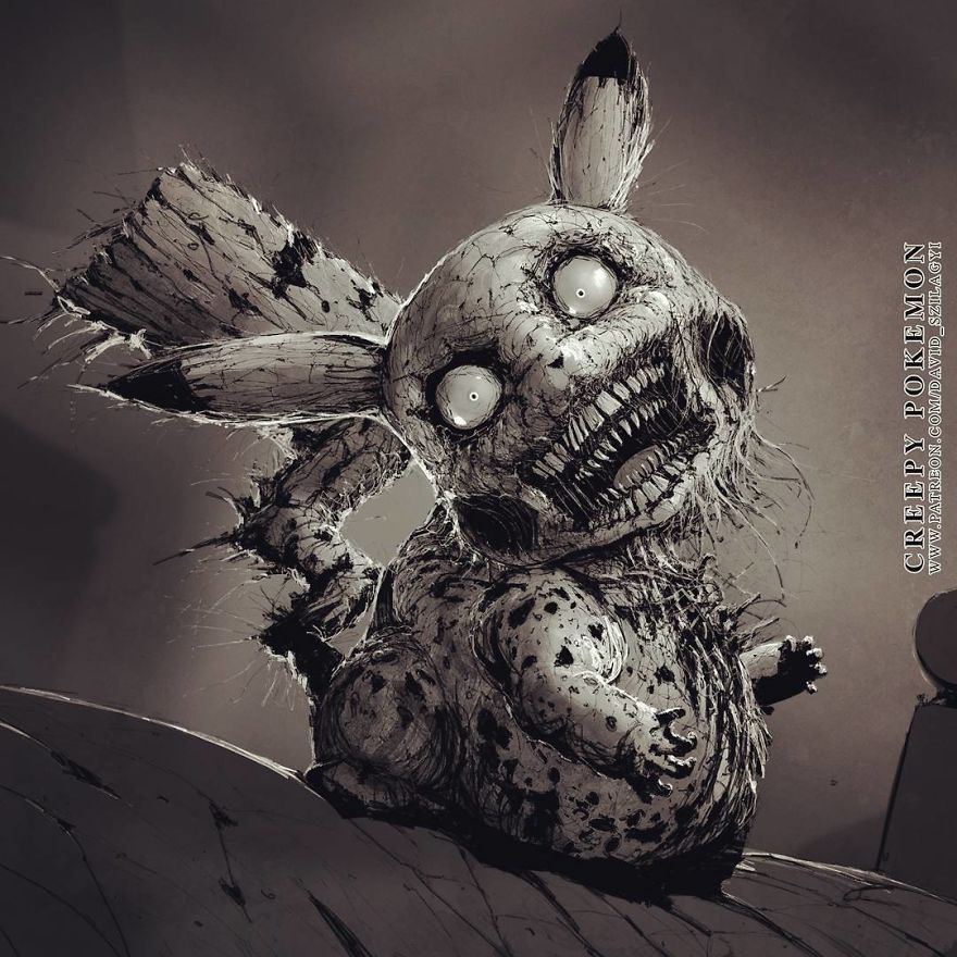 Les Monstres De Cracovie Cet artiste a réinventé plus de 20 Pokémon comme des monstres, ils sont