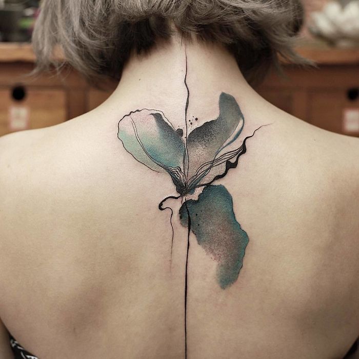 Un Artiste Chinois Cree Des Tatouages Aquarelle Incroyable Qui Ressemblent A Des Peintures