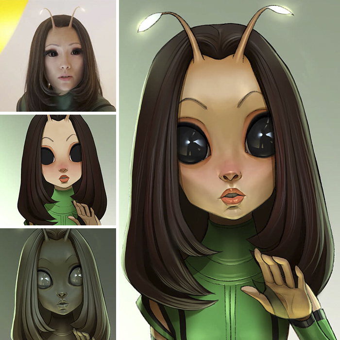 Se Transformer En Personnage De Dessin Animé Cet artiste transforme les personnages de films en dessins animés.
