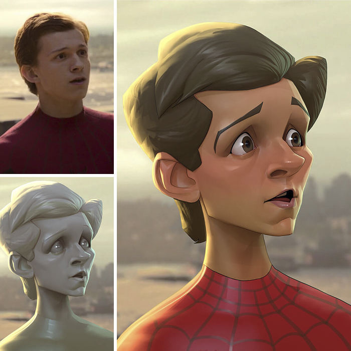 Se Transformer En Personnage De Dessin Animé Cet artiste transforme les personnages de films en dessins animés.