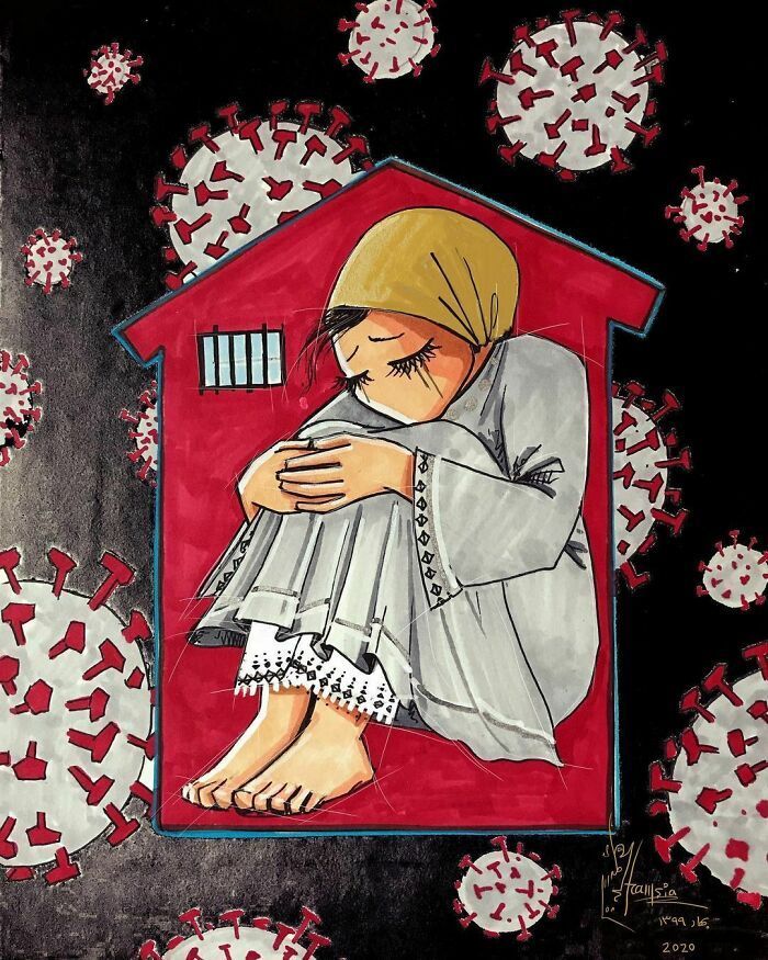 40 Heartbreaking Works By The First Female Afghan Street Artist