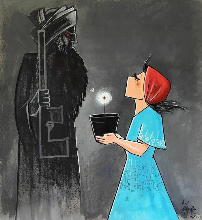 40 Heartbreaking Works By The First Female Afghan Street Artist