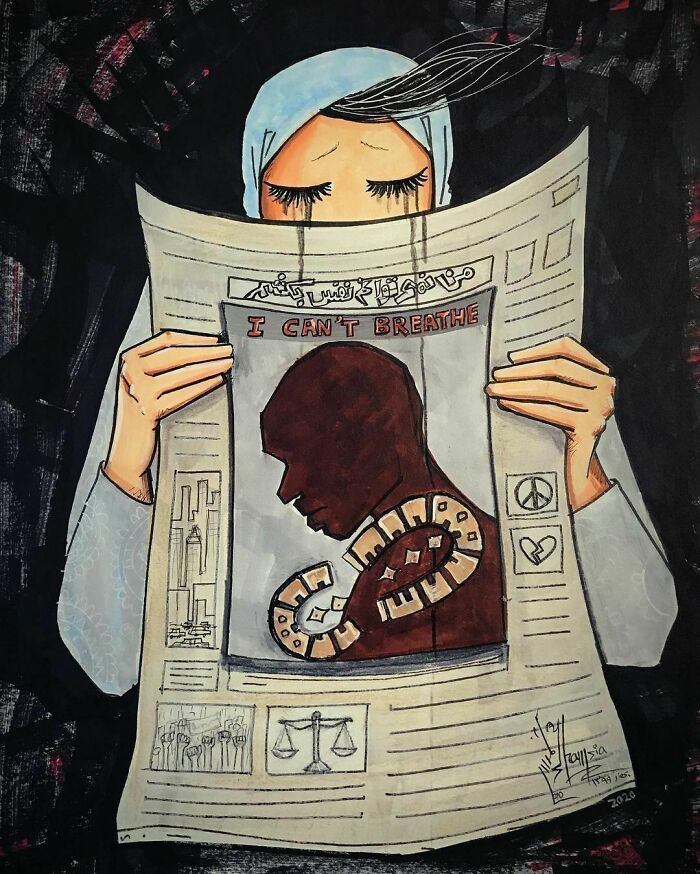 40 Heartbreaking Works By The First Female Afghan Street Artist