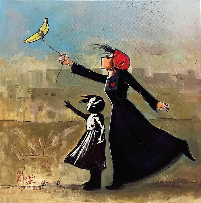 40 Heartbreaking Works By The First Female Afghan Street Artist