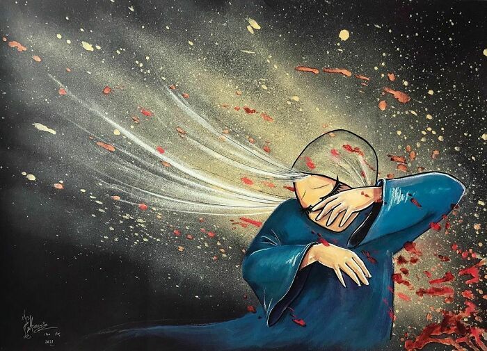 40 Heartbreaking Works By The First Female Afghan Street Artist
