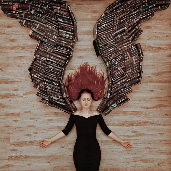 55 Impressive Installations Created By A Book Lover And Photographer Combining Her Two Hobbies