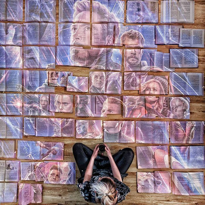 55 Impressive Installations Created By A Book Lover And Photographer Combining Her Two Hobbies
