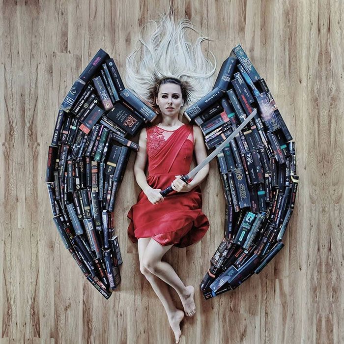 55 Impressive Installations Created By A Book Lover And Photographer Combining Her Two Hobbies