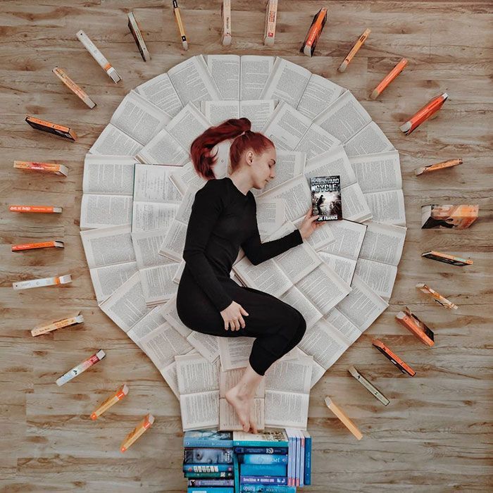 55 Impressive Installations Created By A Book Lover And Photographer Combining Her Two Hobbies