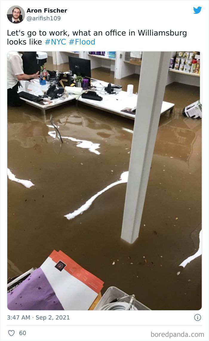 People Are Horrified By The Scenes Of Apocalyptic Flooding In New York City (34 Photos)