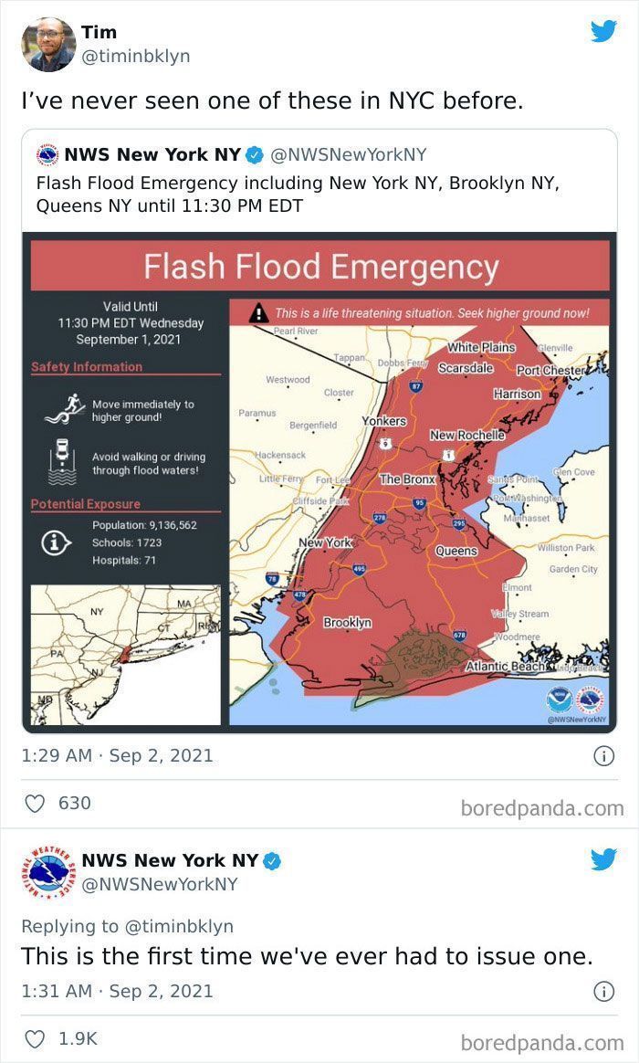 People Are Horrified By The Scenes Of Apocalyptic Flooding In New York City (34 Photos)