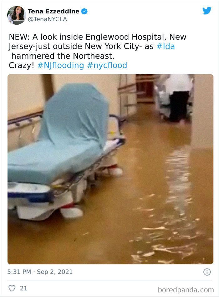 People Are Horrified By The Scenes Of Apocalyptic Flooding In New York City (34 Photos)