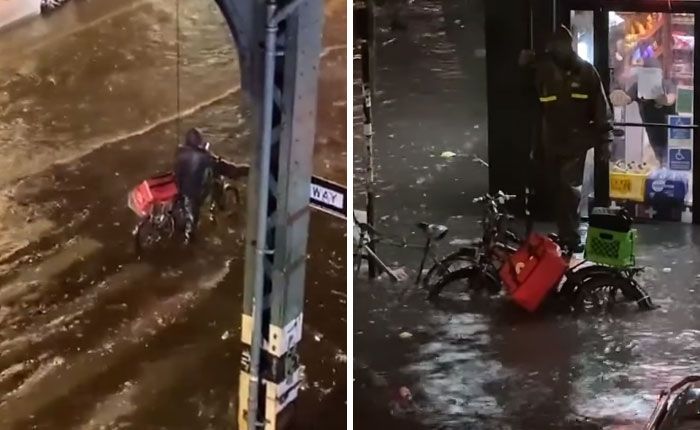 People Are Horrified By The Scenes Of Apocalyptic Flooding In New York City (34 Photos)