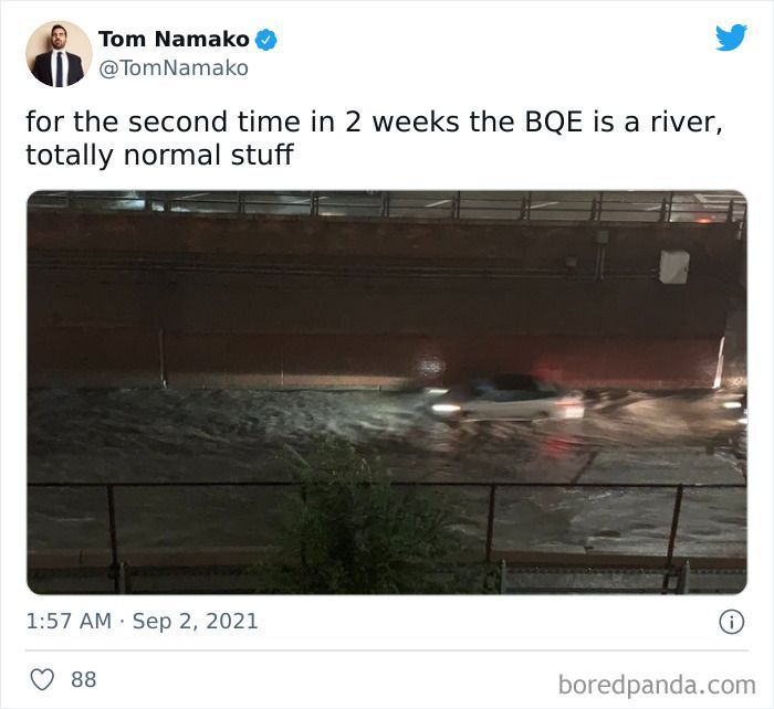 People Are Horrified By The Scenes Of Apocalyptic Flooding In New York City (34 Photos)