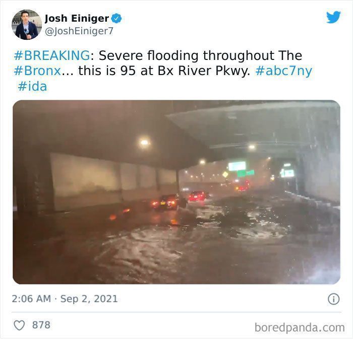 People Are Horrified By The Scenes Of Apocalyptic Flooding In New York City (34 Photos)