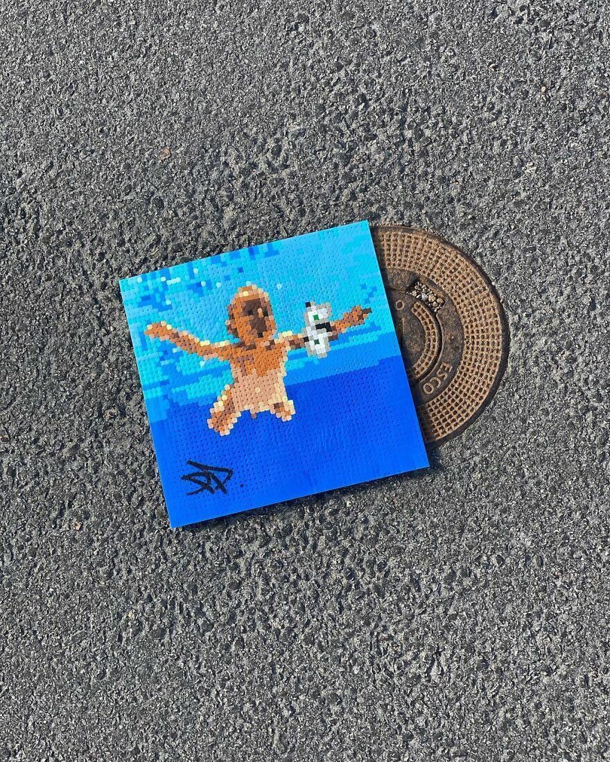 Artist ‘Vandalizes’ The Streets With His Fun And Unique Pixel Art (30 Pics)