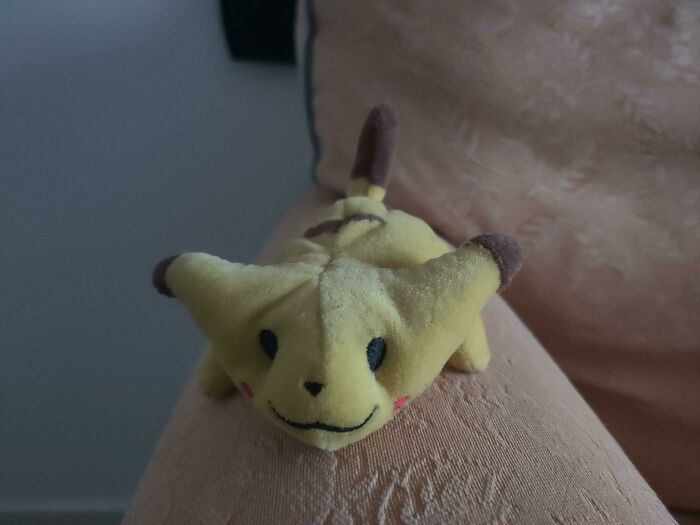 ce pikachu que ma copine m’a offert pour Noël