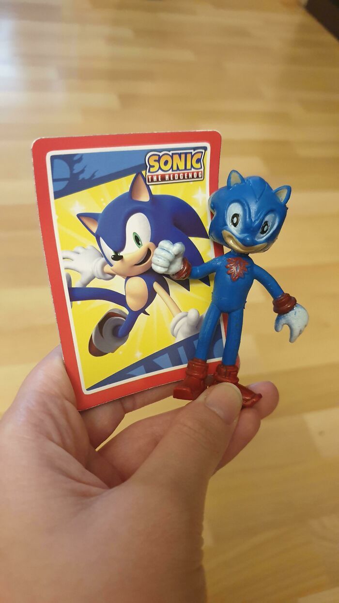 Je voulais juste une figurine normale de Sonic mais j’ai eu ce que c’est à la place. d’une boîte à jouets surprise mystère