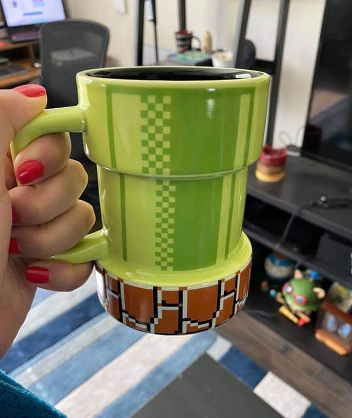 Tasse à pipe super mario