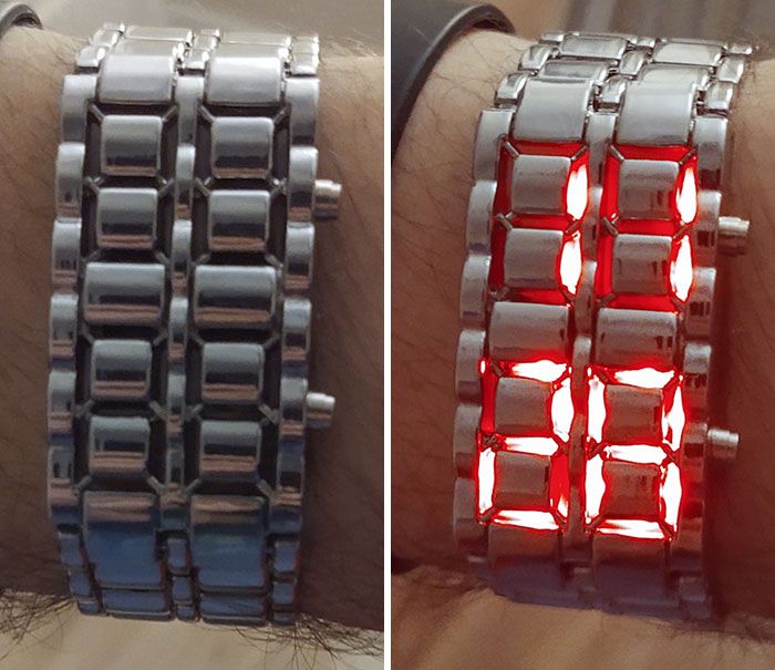 cette montre qui ressemble à un bracelet lorsque l’heure n’est pas affichée