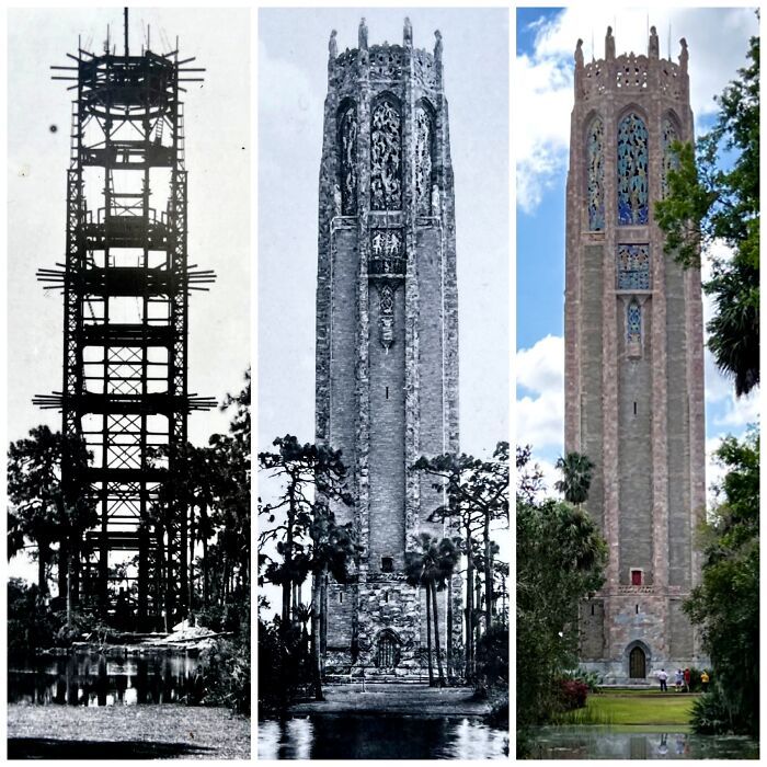 la tour bok (construite en 1929) et aujourd’hui …