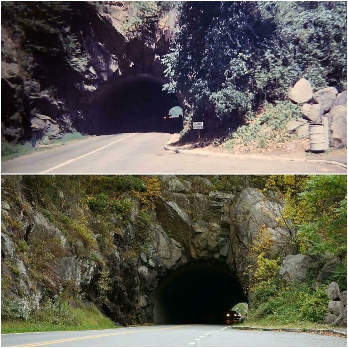 sans le savoir, j’ai capturé en 2020 la même image que mon père a prise en vacances en 1965 – shenandoah np