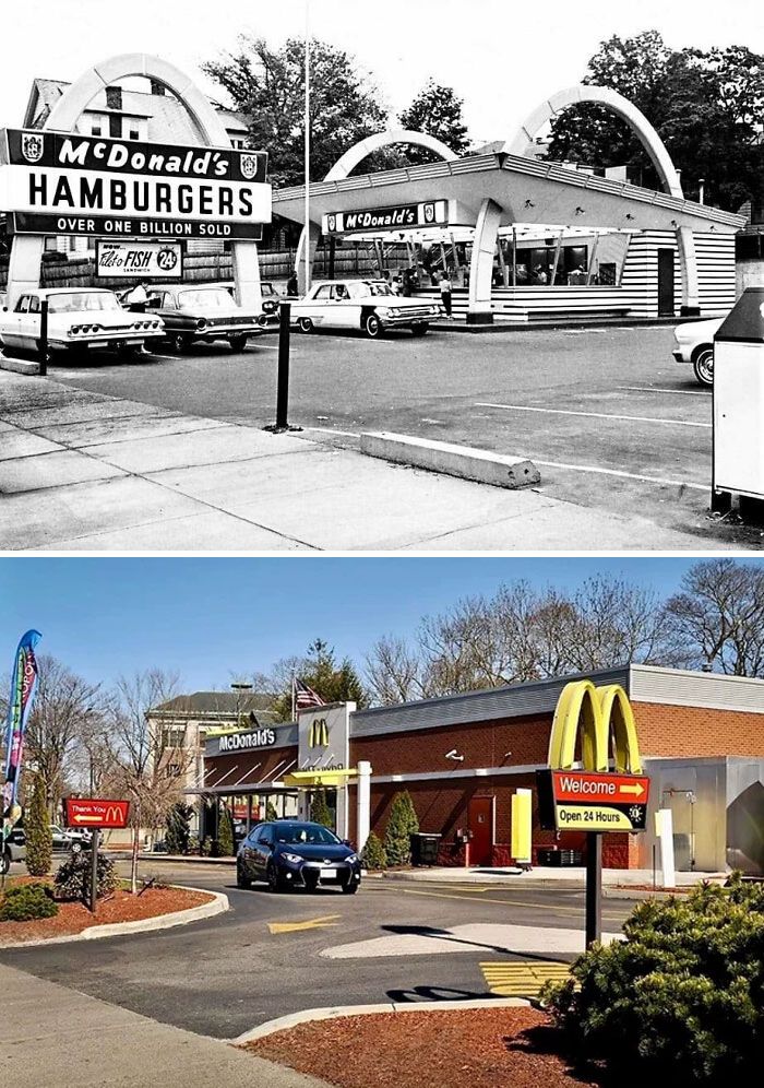 le premier mcdonald’s à worcester – 1964 vs. 2021