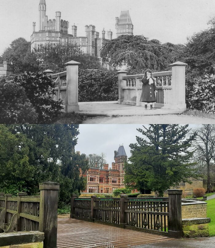 à plus de 100 ans d’intervalle, un pont et une maison dans le nord-est de l’angleterre