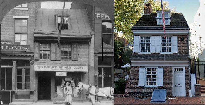 maison betsy ross, philadelphie 1909 – 2020