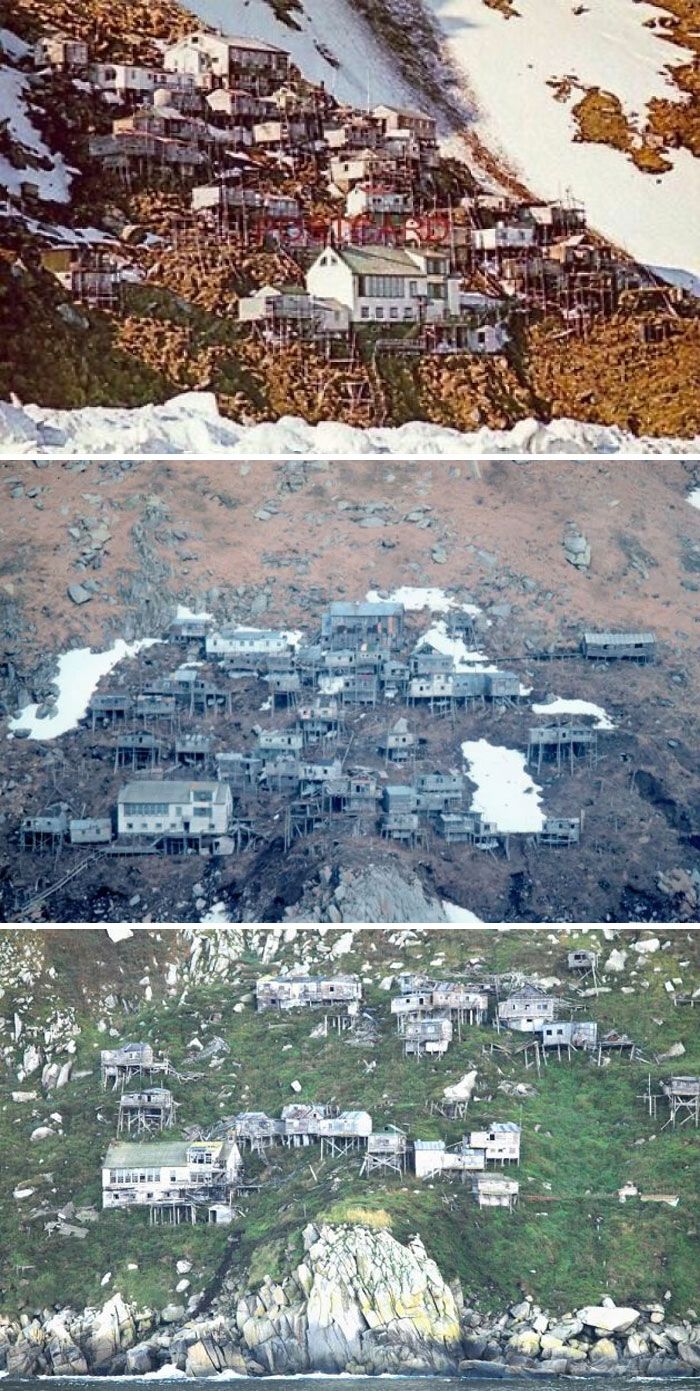 king island alaska, abandonnée au milieu du siècle dernier