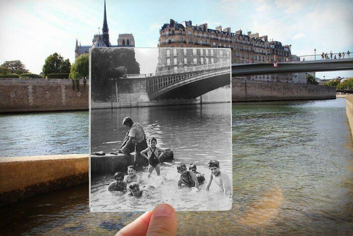 la seine, paris, 1930 / maintenant.