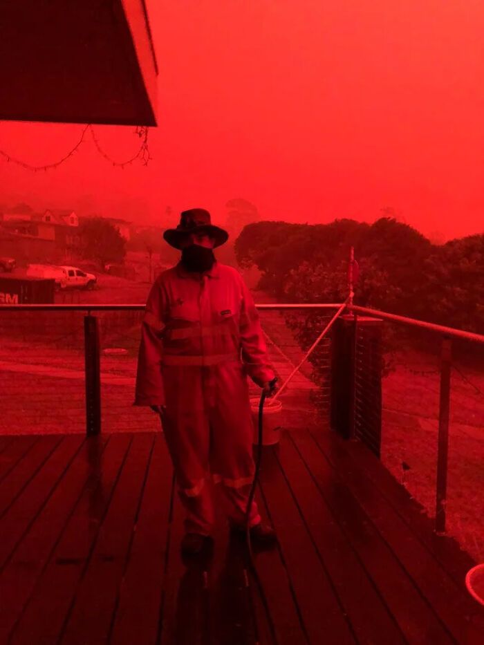 Pas de filtres. L’Australie était rouge à cause des feux de forêt [2019].