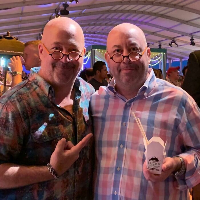 andrew zimmern et moi-même à la sobewff 2019