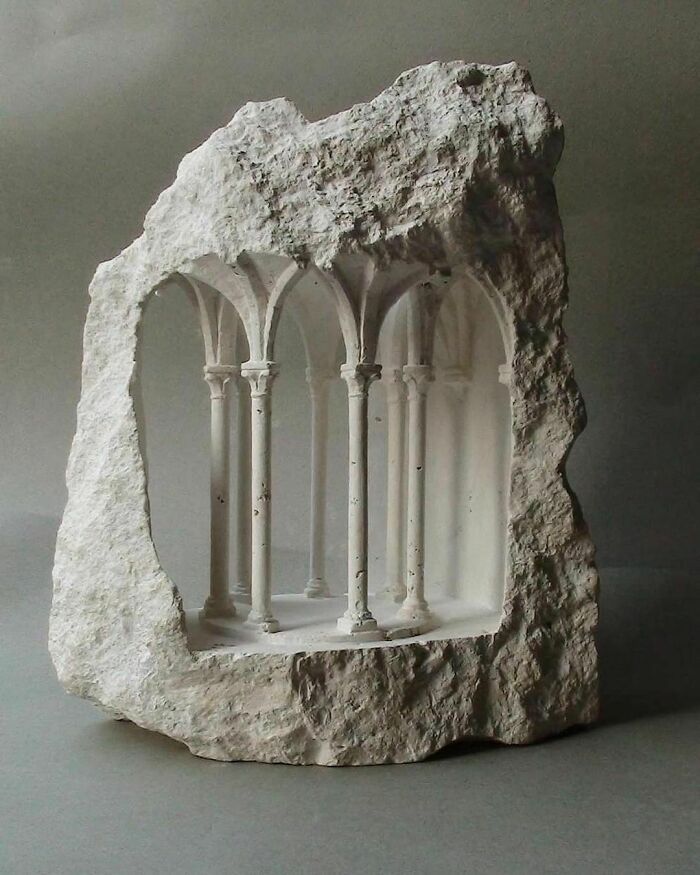 mini-sculpture architecturale de matthew simmonds